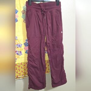 LULULEMON Burgundy Drawstring Pants